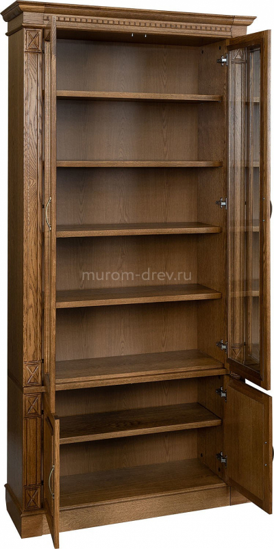 Шкаф для книг Верди Люкс 3